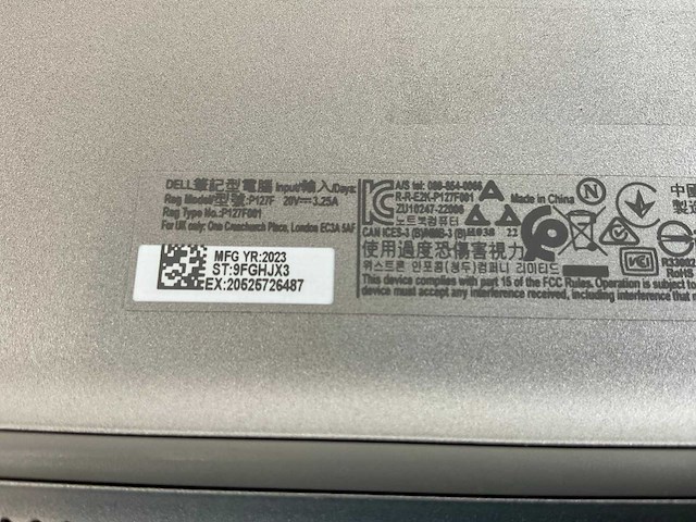 Dell latitude 5540 15.5”, core(tm) i5 13th gen, 16 gb ram, 256 gb nvme laptop - afbeelding 6 van  6