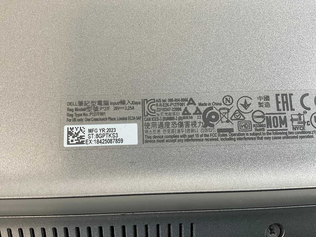 Dell latitude 5540 15.5”, core(tm) i5 13th gen, 16 gb ram, 256 gb nvme laptop - afbeelding 7 van  7