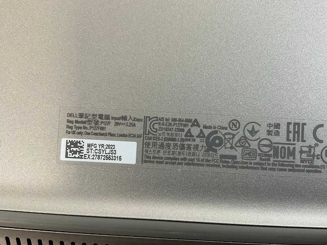 Dell latitude 5540 15.5”, core(tm) i5 13th gen, 16 gb ram, 256 gb nvme laptop - afbeelding 7 van  7