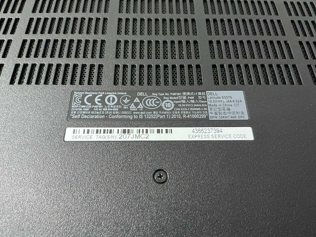 Dell latitude 5570 laptop - afbeelding 6 van  6