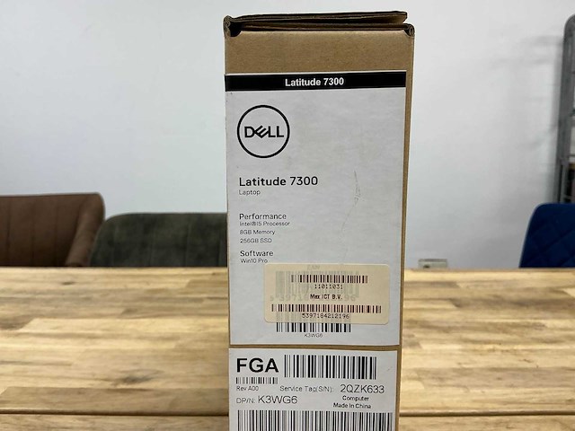 Dell latitude 7300 (k3wg6, qwertz toetsenbord) - afbeelding 3 van  4