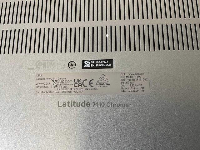 Dell latitude 7410 14”, core i7 10th gen, 16 gb ram, 128 gb ssd touchscreen chromebook - afbeelding 7 van  7