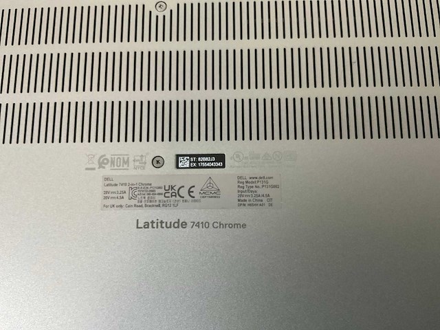 Dell latitude 7410 14”, core i7 10th gen, 16 gb ram, 128 gb ssd touchscreen chromebook - afbeelding 7 van  7