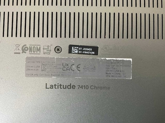 Dell latitude 7410 14”, core i7 10th gen, 16 gb ram, 128 gb ssd touchscreen chromebooks (2x) - afbeelding 8 van  16