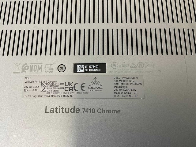 Dell latitude 7410 14”, core i7 10th gen, 16 gb ram, 128 gb ssd touchscreen chromebooks (2x) - afbeelding 16 van  16
