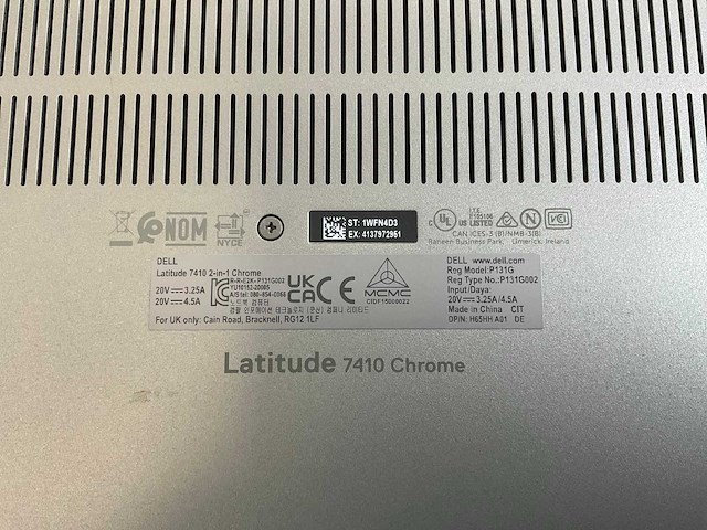 Dell latitude 7410 14”, core i7 10th gen, 16 gb ram, 128 gb ssd touchscreen chromebooks (2x) - afbeelding 8 van  16