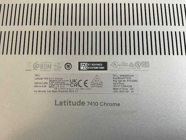 Dell latitude 7410 14”, core i7 10th gen, 16 gb ram, 128 gb ssd touchscreen chromebooks (2x) - afbeelding 16 van  16