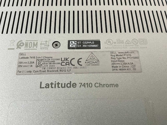 Dell latitude 7410 14”, core(tm) i7 10th gen, 16 gb ram, 128 gb ssd chromebooks (3x) - afbeelding 9 van  14
