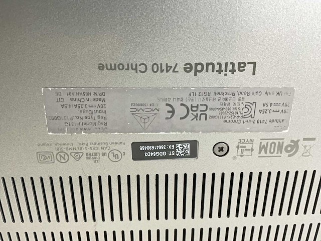 Dell latitude 7410 14”, core(tm) i7 10th gen, 16 gb ram, 128 gb ssd touchscreen chromebook - afbeelding 7 van  7