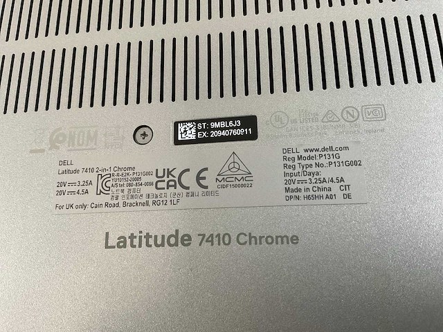 Dell latitude 7410 14”, core(tm) i7 10th gen, 16 gb ram, 128 gb touchscreen chromebooks (2x) - afbeelding 4 van  9
