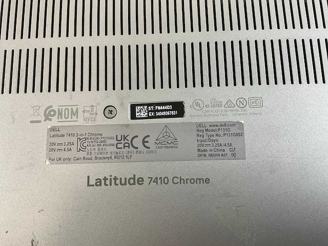 Dell latitude 7410 14”, core(tm) i7 10th gen, 16 gb ram, 128 gb touchscreen chromebooks (2x) - afbeelding 9 van  9