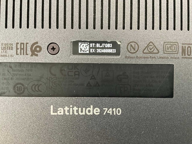Dell latitude 7410 14”, core(tm) i7 10th gen, 16 gb ram, 256 gb nvme laptop - afbeelding 7 van  7