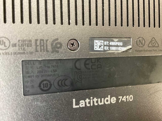 Dell latitude 7410 14”, core(tm) i7 10th gen, 16 gb ram, 256 gb nvme laptop - afbeelding 7 van  7