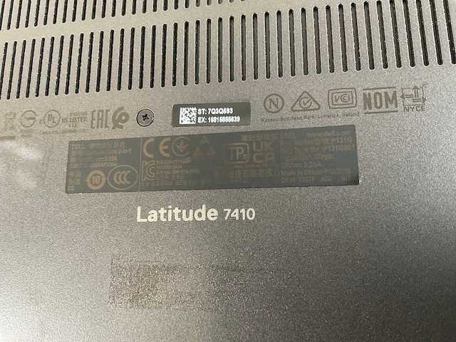 Dell latitude 7410 14”, core(tm) i7 10th gen, 32 gb ram, 1tb nvme touchscreen laptop - afbeelding 4 van  4