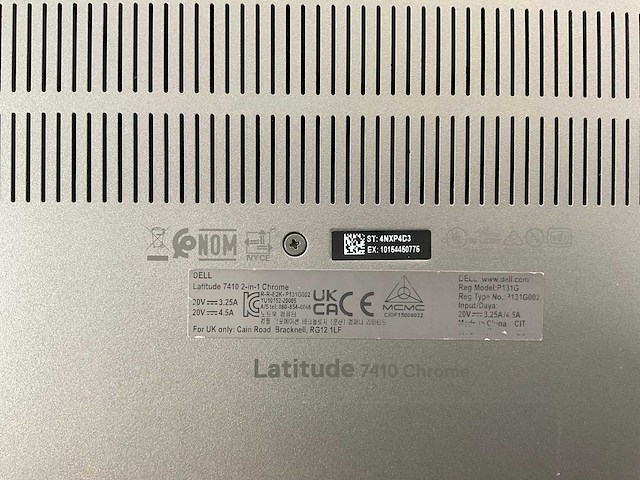 Dell latitude 7410, core(tm) i7 10th gen, 16 gb ram, 128 gb ssd chromebooks (2x) - afbeelding 14 van  15