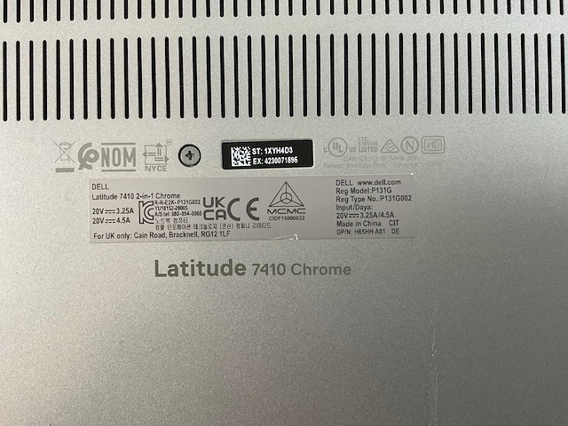 Dell latitude 7410, core(tm) i7 10th gen, 16 gb ram, 128 gb ssd touchscreen chromebooks (2x) - afbeelding 8 van  16