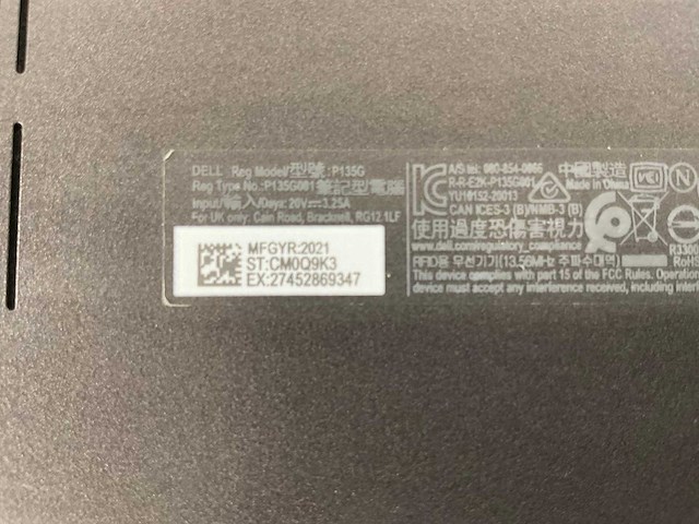 Dell latitude 7420 14”, core(tm) i7 11th gen, 16 gb ram, 256 gb nvme laptop - afbeelding 7 van  7