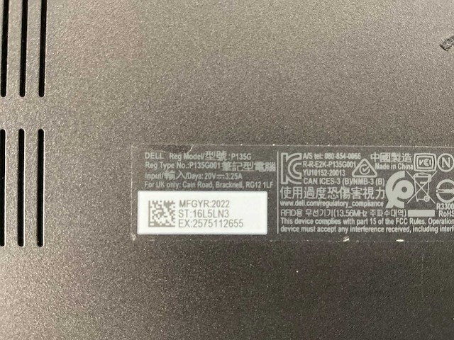 Dell latitude 7420 14”, core(tm) i7 11th gen, 16 gb ram, 256 gb nvme laptop - afbeelding 7 van  7