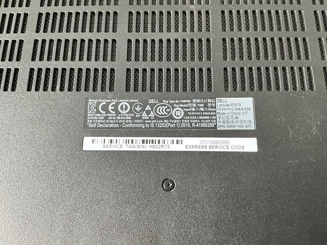 Dell latitude e5570 laptop - afbeelding 9 van  9