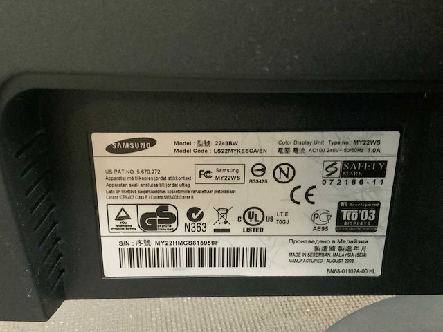 Dell, lenovo, samsung, iiyama diverse monitoren (7x) - afbeelding 14 van  20