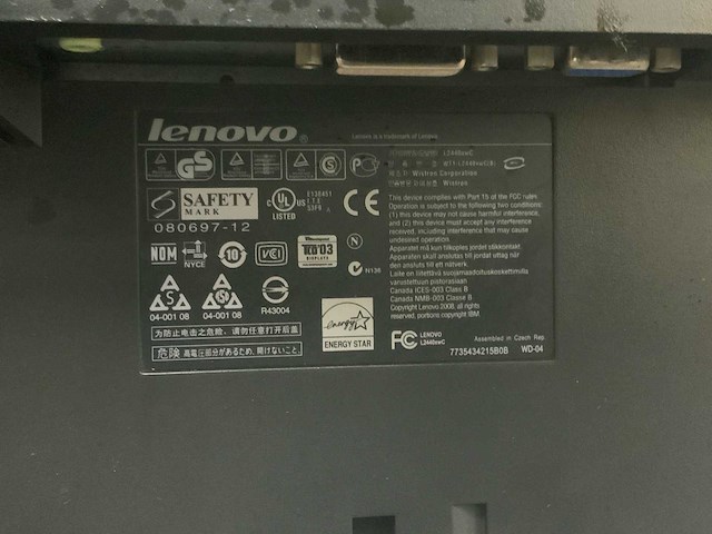 Dell, lenovo, samsung, iiyama diverse monitoren (7x) - afbeelding 17 van  20