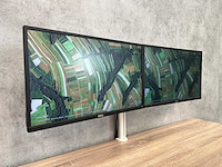 Dell/ markant 24" monitor set op dubbele arm - afbeelding 1 van  15