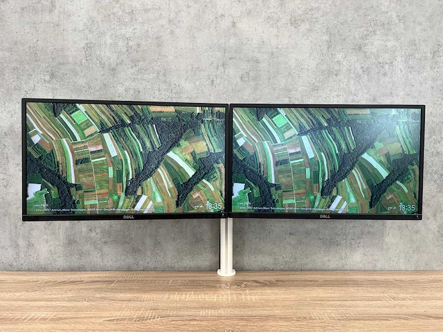 Dell/ markant 24" monitor set op dubbele arm - afbeelding 2 van  15