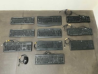 Dell, microsoft, logitech, lenovo, hp toetsenbord (10x) - afbeelding 1 van  13