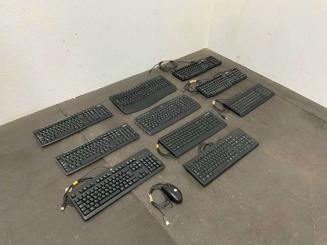 Dell, microsoft, logitech, lenovo, hp toetsenbord (10x) - afbeelding 6 van  13