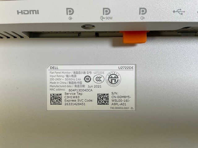 Dell mix model monitors - check description (2x) - afbeelding 9 van  9