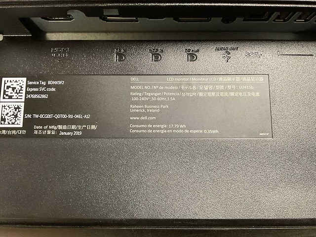 Dell monitor (3x) - afbeelding 9 van  10