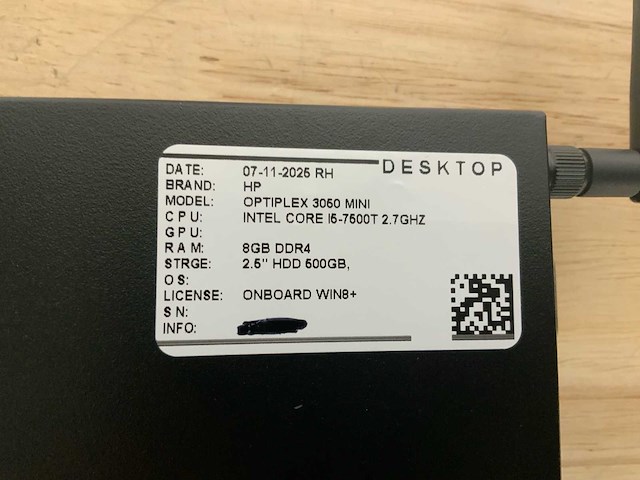 Dell optiplex 3050 mini desktop (10x) - afbeelding 7 van  7