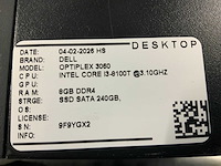 Dell optiplex 3060 micro desktop (6x) - afbeelding 6 van  7