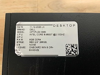 Dell optiplex 3060 micro desktop (6x) - afbeelding 7 van  7