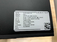 Dell optiplex 3060 micro desktop (8x) - afbeelding 3 van  12
