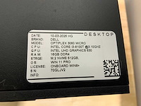 Dell optiplex 3060 micro desktop (8x) - afbeelding 4 van  12