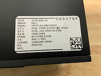 Dell optiplex 3060 micro desktop (8x) - afbeelding 10 van  12