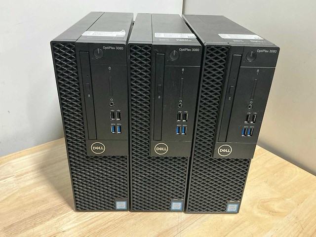 Dell optiplex 3060 tower desktop (3x) - afbeelding 1 van  6