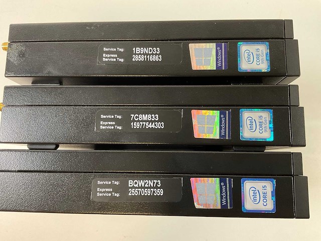 Dell optiplex 3070, core(tm) i5 9th, 8 gb ram, 256 gb ssd mini desktops (3x) - afbeelding 5 van  9