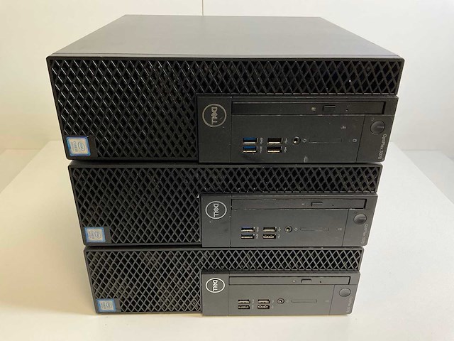 Dell optiplex 3070, core(tm) i5 9th gen, 8 gb ram, 256 nvme desktops (3x) - afbeelding 1 van  8