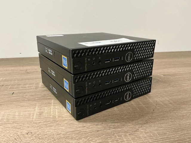 Dell optiplex 3070 desktop (3x) - afbeelding 1 van  4