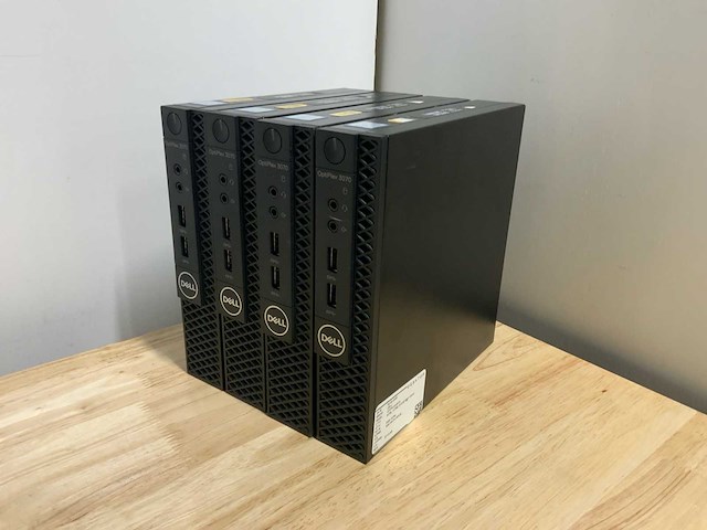 Dell optiplex 3070 micro desktop (4x) - afbeelding 3 van  4