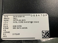Dell optiplex 3070 micro desktop (4x) - afbeelding 5 van  8