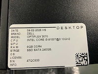 Dell optiplex 3070 micro desktop (4x) - afbeelding 6 van  8