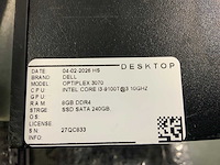 Dell optiplex 3070 micro desktop (4x) - afbeelding 7 van  8