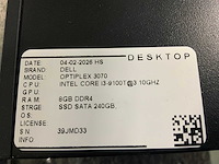 Dell optiplex 3070 micro desktop (4x) - afbeelding 8 van  8