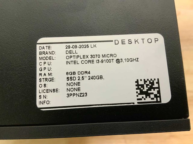 Dell optiplex 3070 micro desktop (5x) - afbeelding 5 van  9