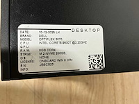Dell optiplex 3070 micro desktop (5x) - afbeelding 6 van  9