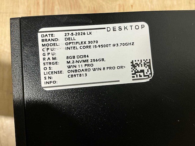 Dell optiplex 3070 micro desktop (5x) - afbeelding 7 van  9