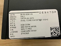 Dell optiplex 3070 micro desktop (6x) - afbeelding 9 van  10